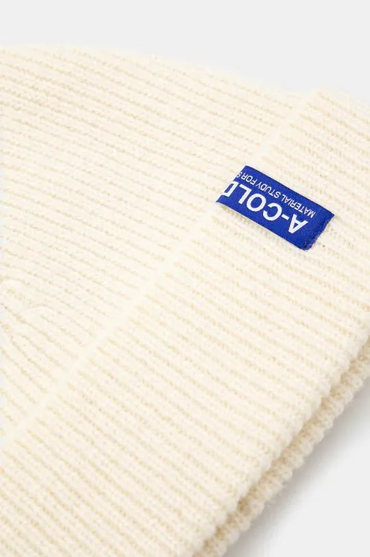 A-COLD-WALL* wool beanie Ribbed Structure Beanie beige color ACWUA207