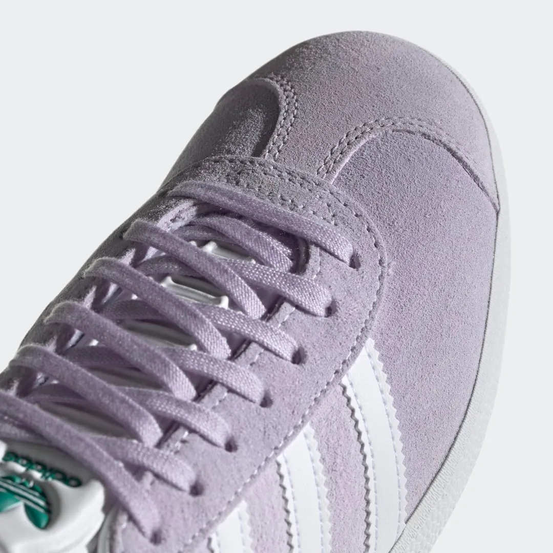 Adidas Gazelle Purple Tint Footwear White Glory Green EF6508