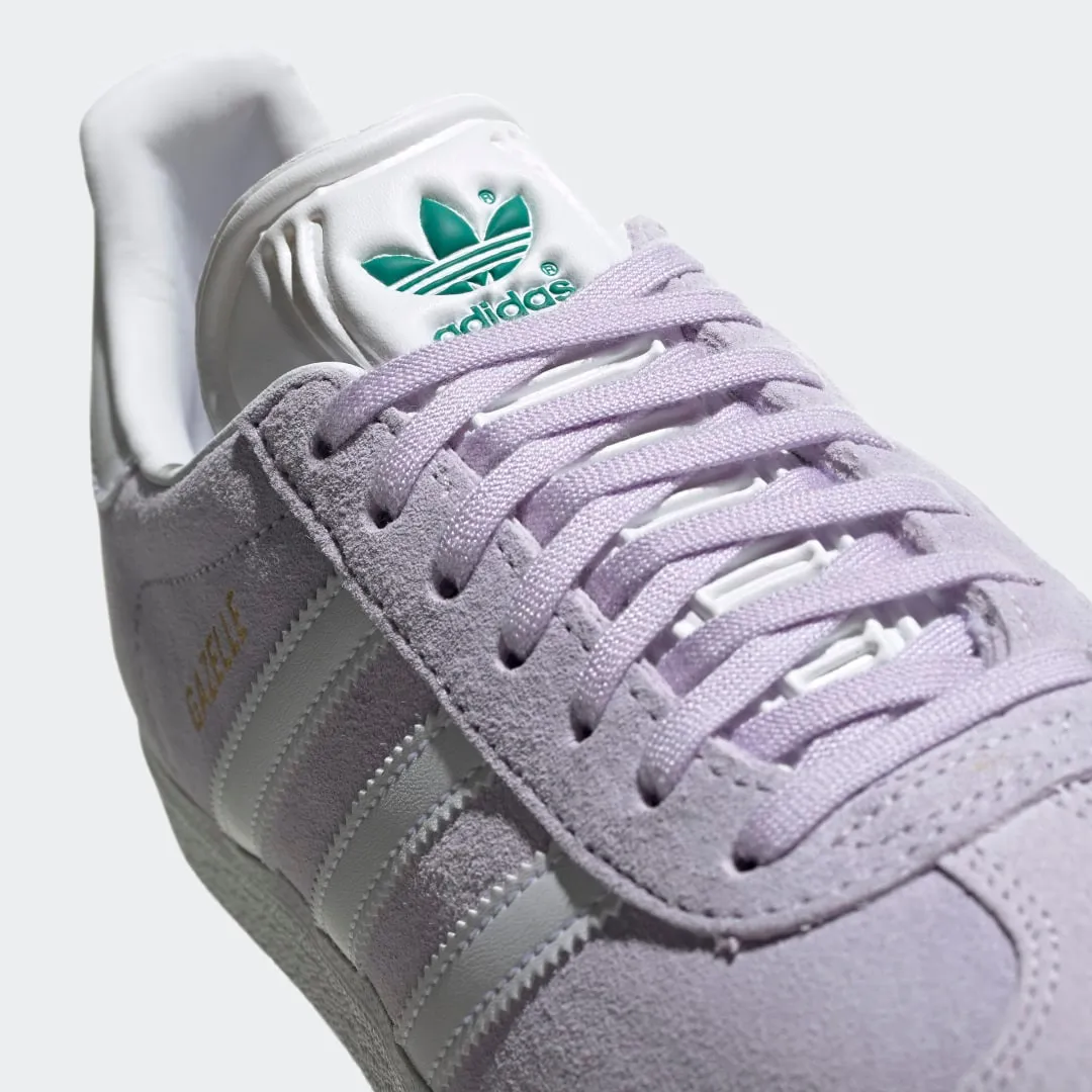 Adidas Gazelle Purple Tint Footwear White Glory Green EF6508