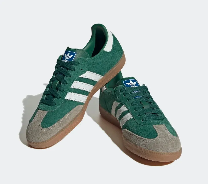 Adidas Samba OG Collegiate Green Footwear White Gum ID2054