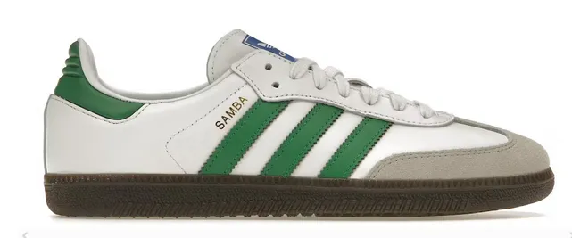 adidas Samba OG Footwear White Green