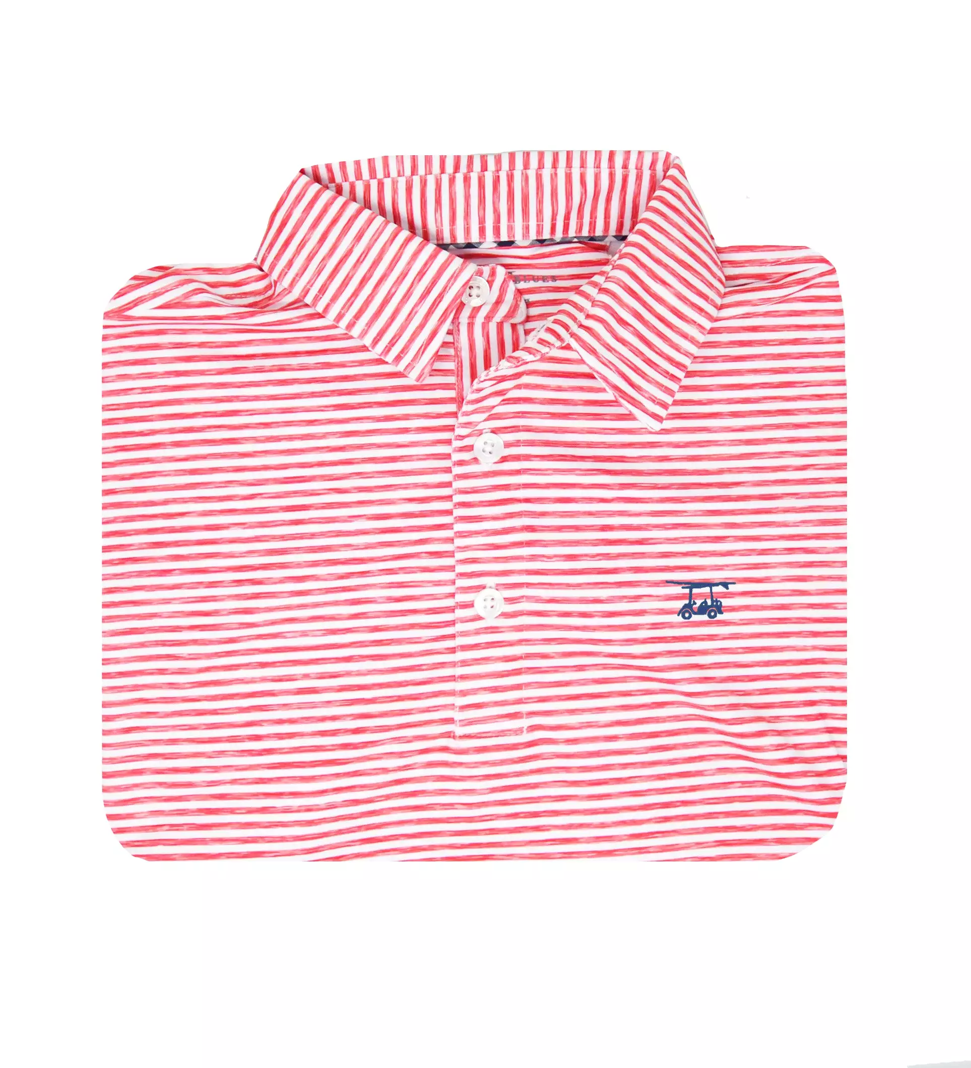 Albatross Polo - Heather State Red / White