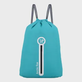 Arctic Fox Bolt Draw String Aquamarine bag for girls and boys