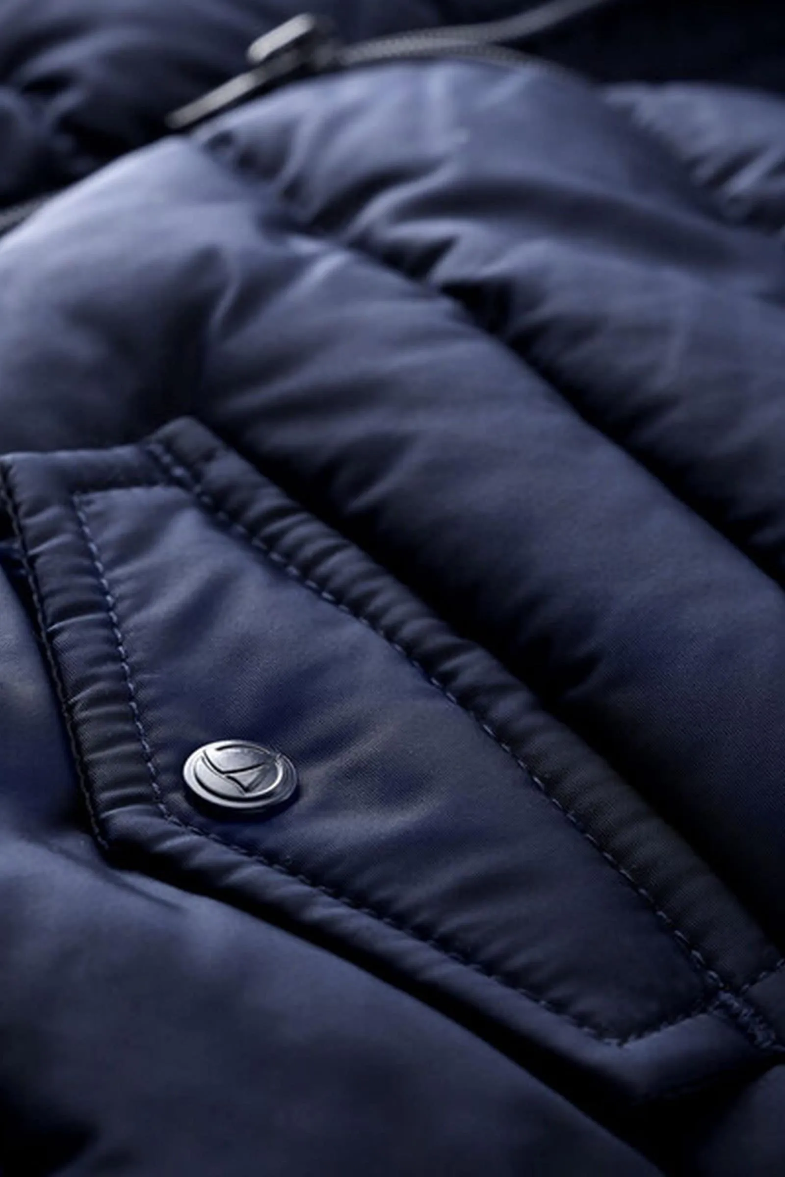 Baby Boy's Navy Quilted Puffer Jacket