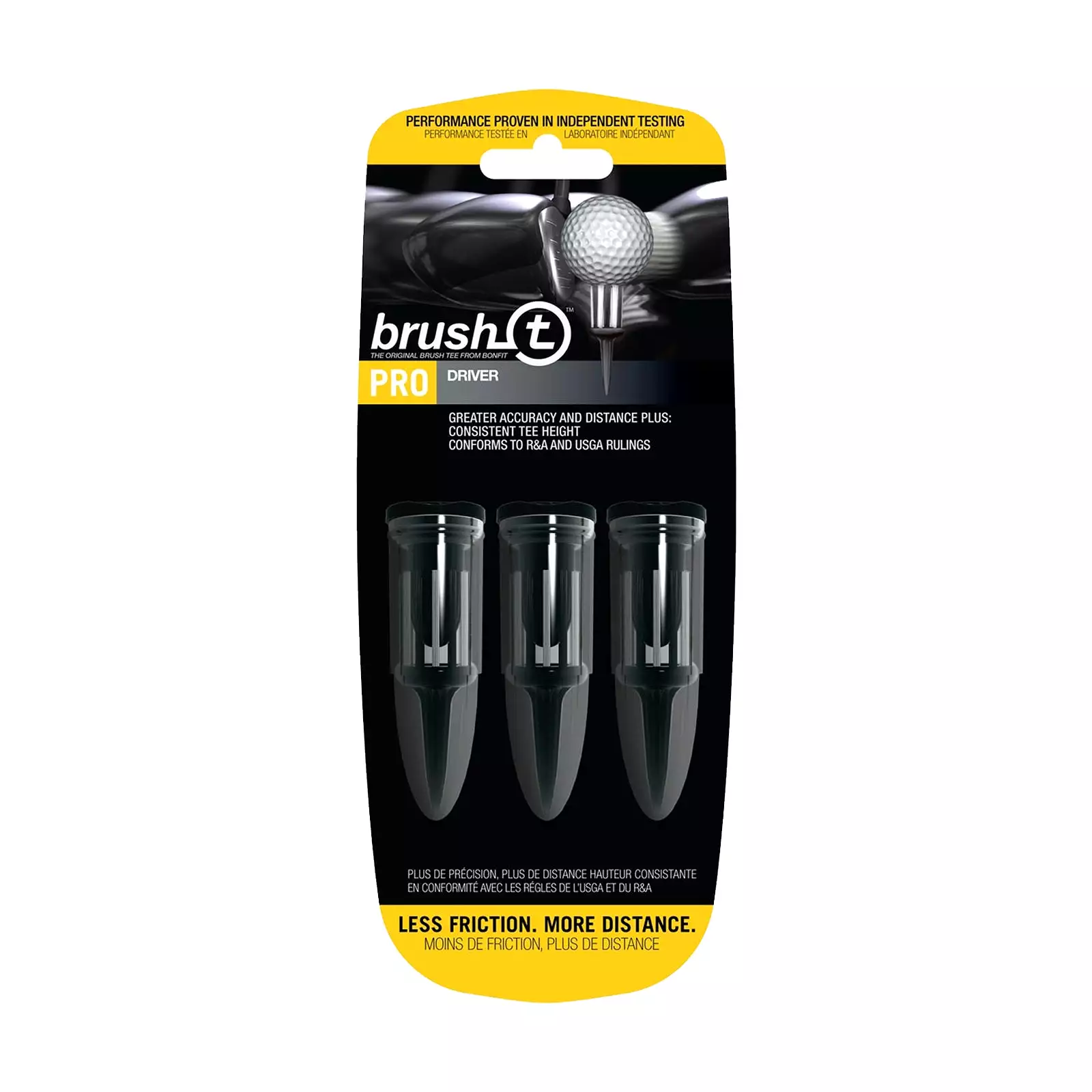 Brush T Golf Tees