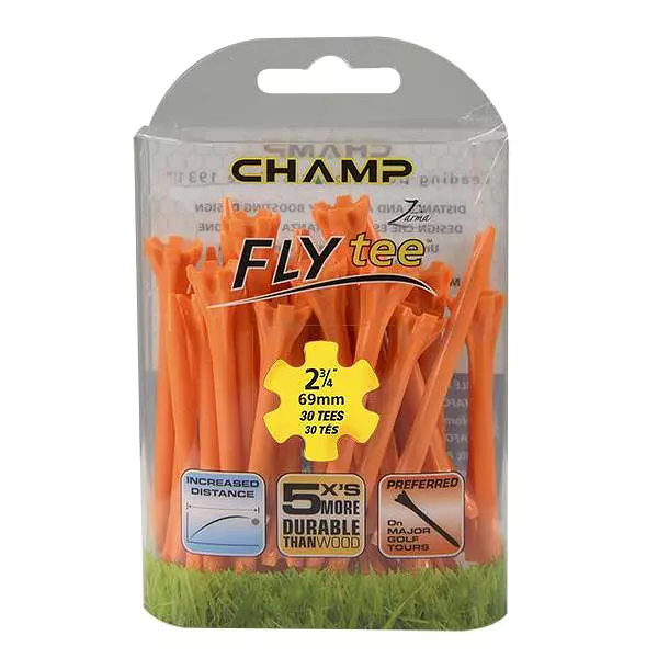 Champ Fly Tees 2.75 Plastic Golf Tees