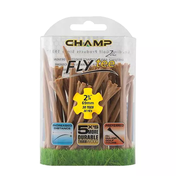 Champ Fly Tees 2.75 Plastic Golf Tees