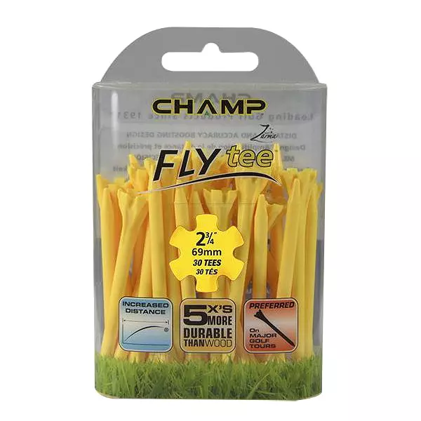 Champ Fly Tees 2.75 Plastic Golf Tees