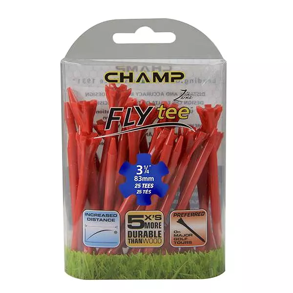 Champ Fly Tees 3.25 Plastic Golf Tees