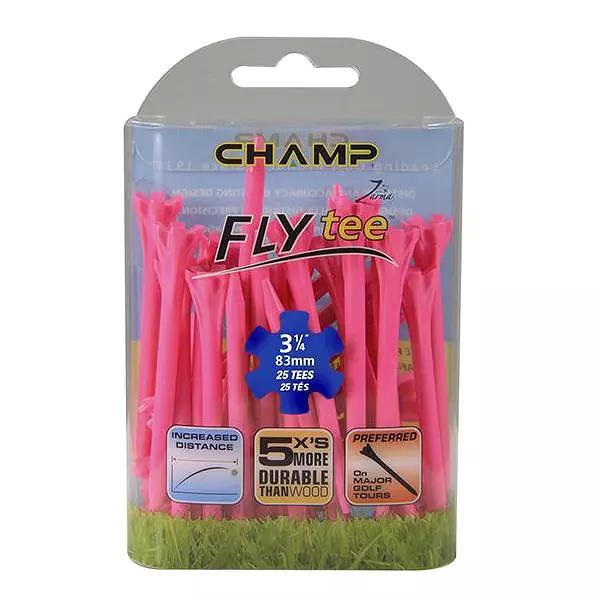 Champ Fly Tees 3.25 Plastic Golf Tees