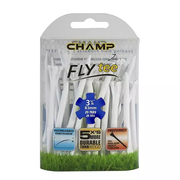 Champ Fly Tees 3.25 Plastic Golf Tees