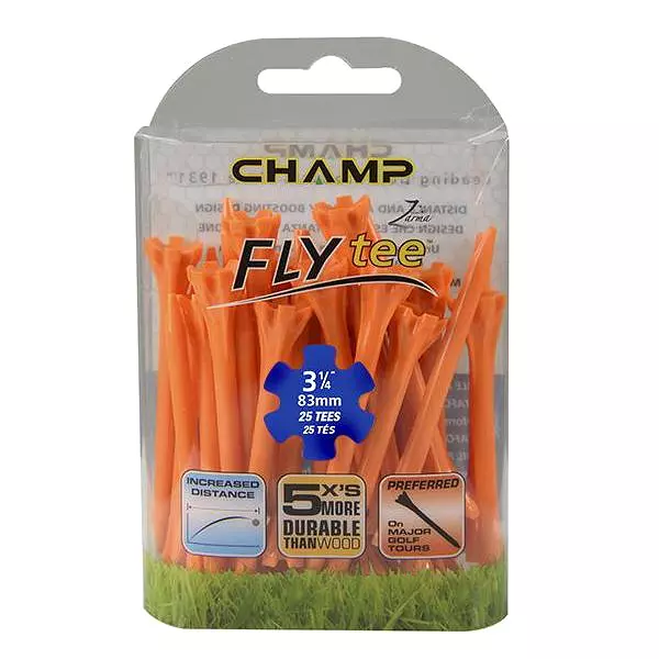 Champ Fly Tees 3.25 Plastic Golf Tees