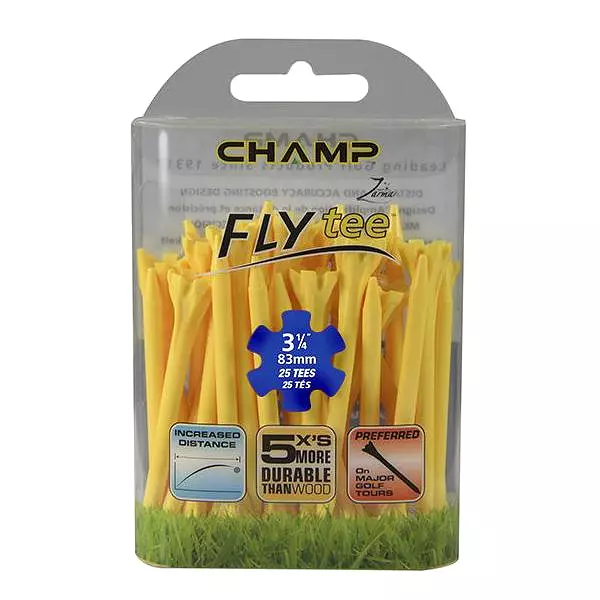 Champ Fly Tees 3.25 Plastic Golf Tees