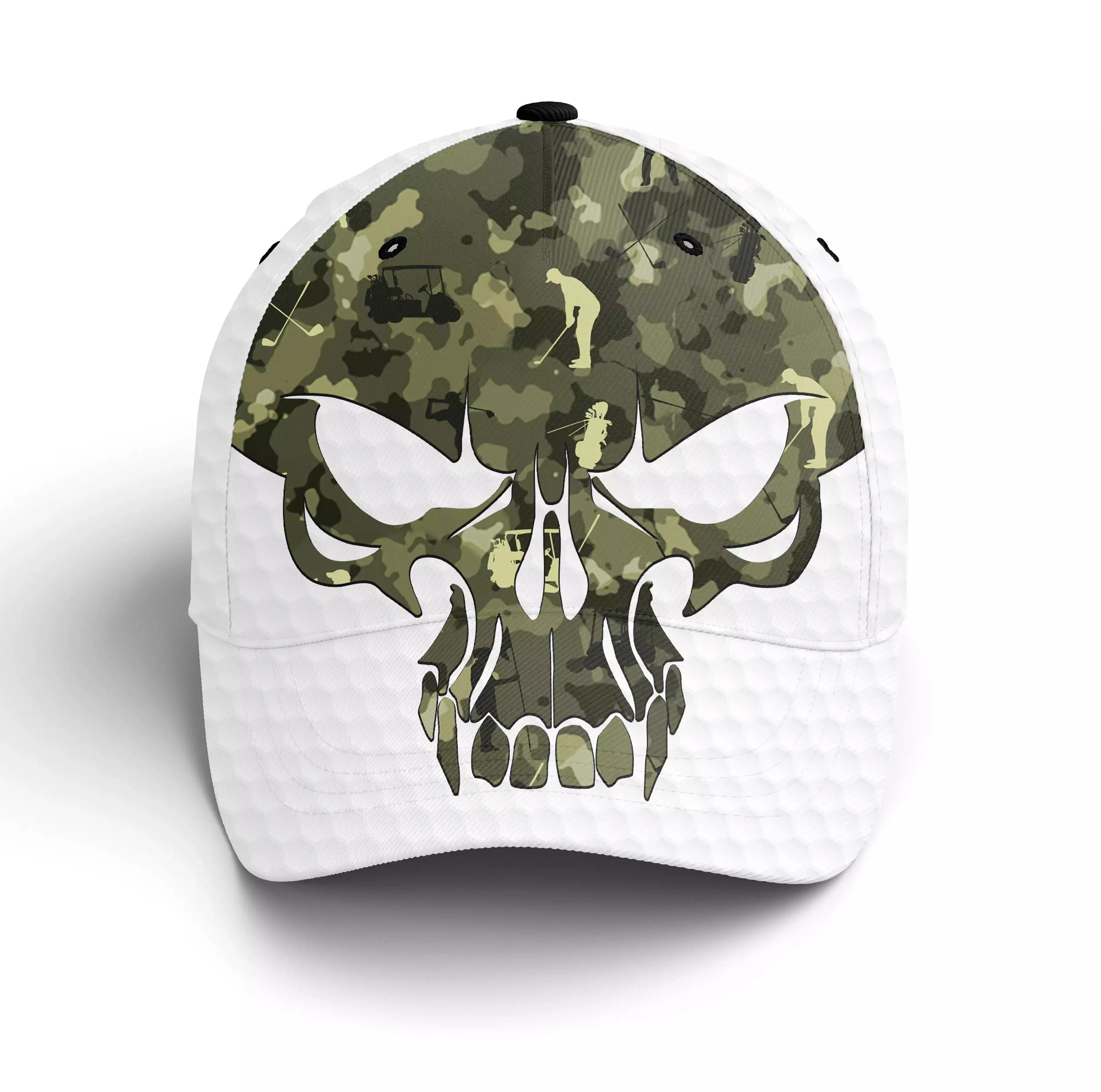 Chiptshirts - Casquette De Golf Performance, Motifs Crne Golf, Camouflage Forêt et Bleu, Cadeau Idéal Pour Fans De Golf - CTS300