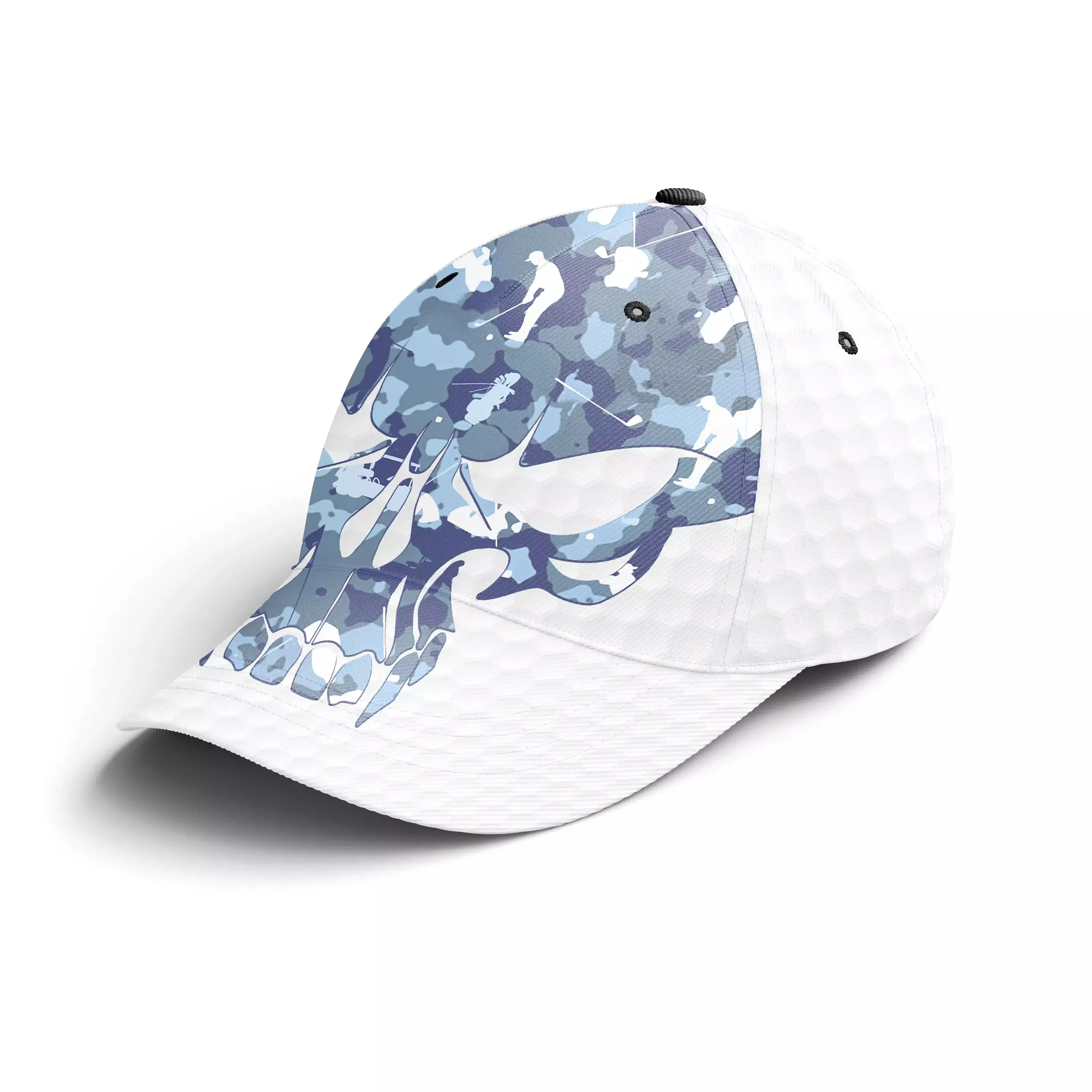 Chiptshirts - Casquette De Golf Performance, Motifs Crne Golf, Camouflage Forêt et Bleu, Cadeau Idéal Pour Fans De Golf - CTS300