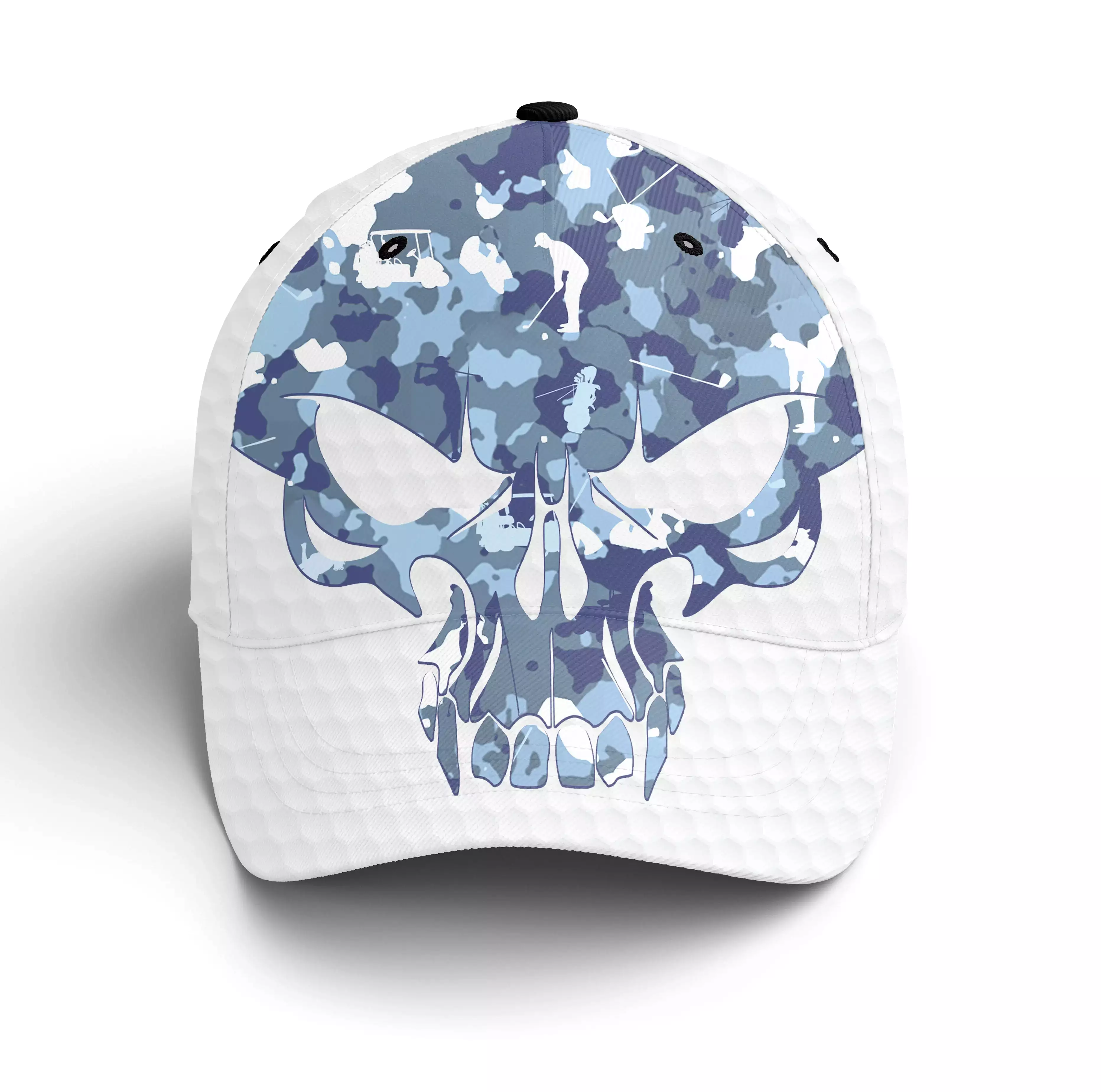 Chiptshirts - Casquette De Golf Performance, Motifs Crne Golf, Camouflage Forêt et Bleu, Cadeau Idéal Pour Fans De Golf - CTS300