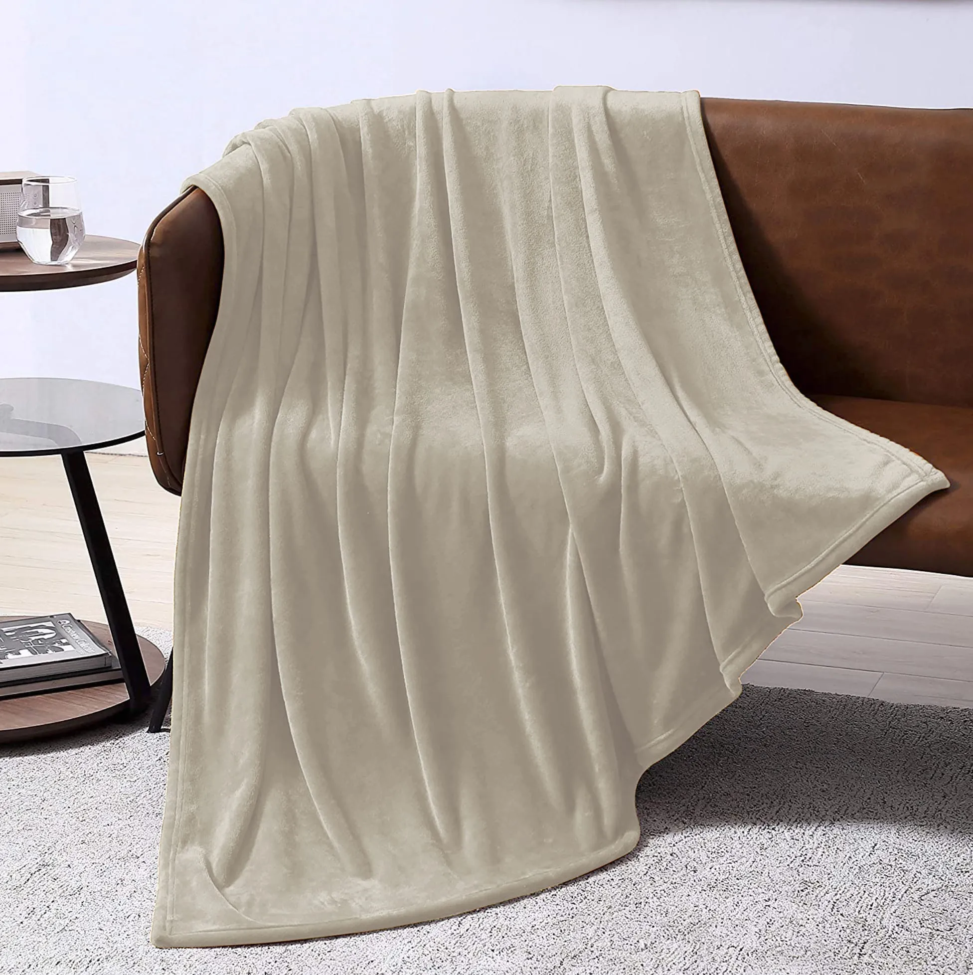 Clément - Gear Soft Flannel Blankets - DQ Taupe  - Clement