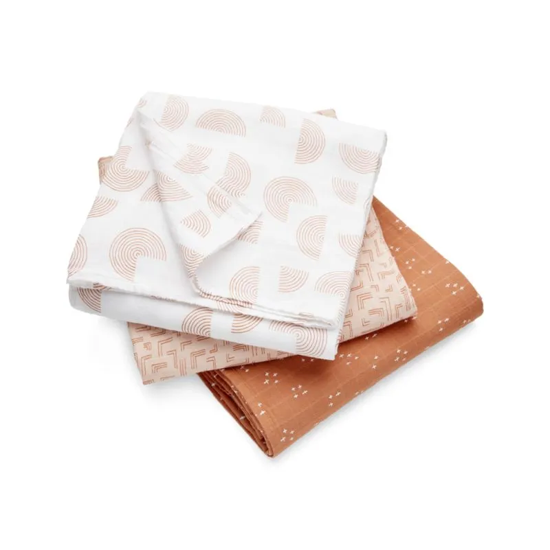 Crate&Barrel Modern Organic Baby Swaddle Blankets