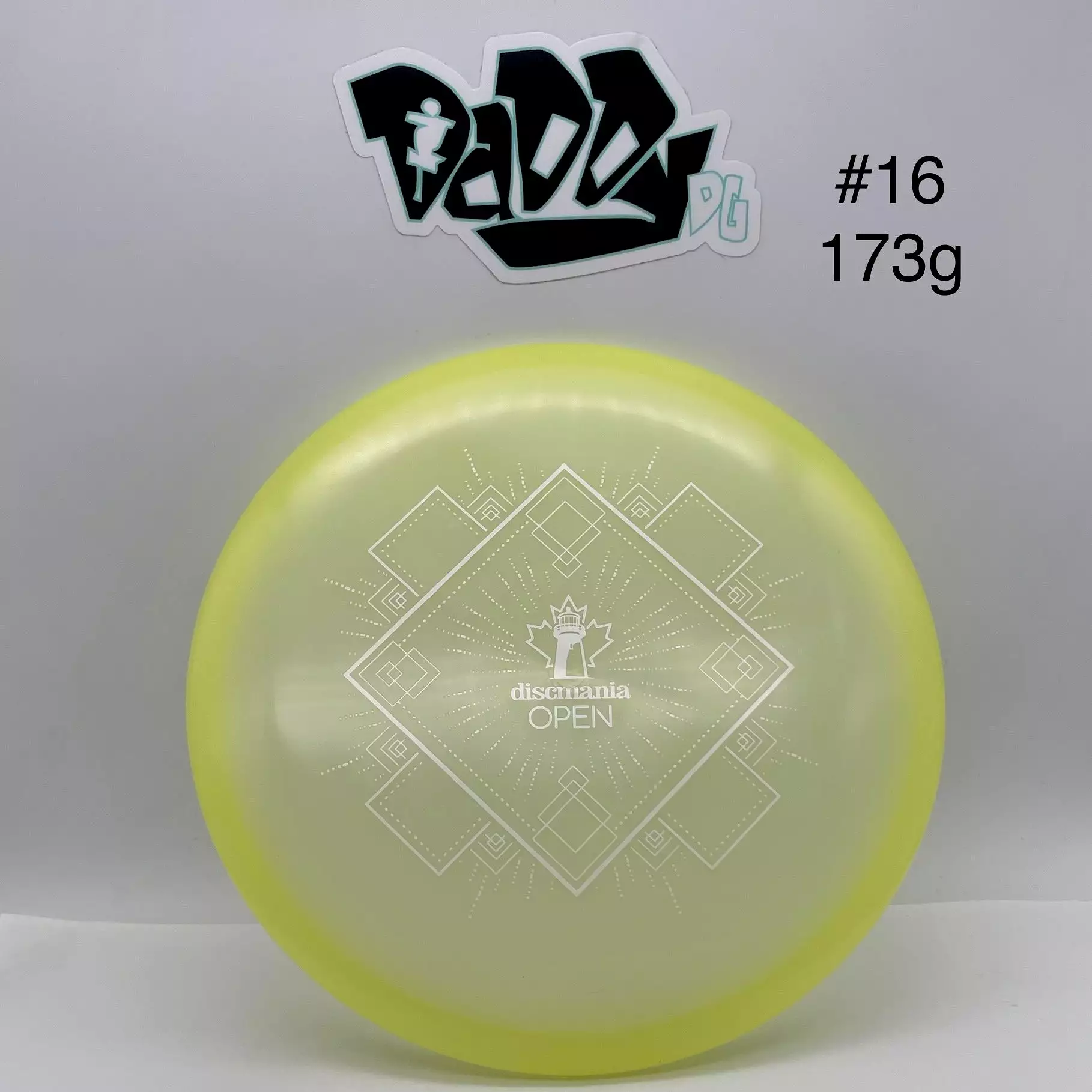 Discmania Color Glow C-Line P2 Putt & Approach with 2023 Discmania Open Stamp