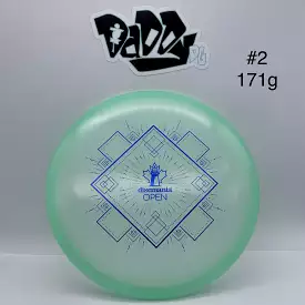 Discmania Color Glow C-Line P2 Putt & Approach with 2023 Discmania Open Stamp