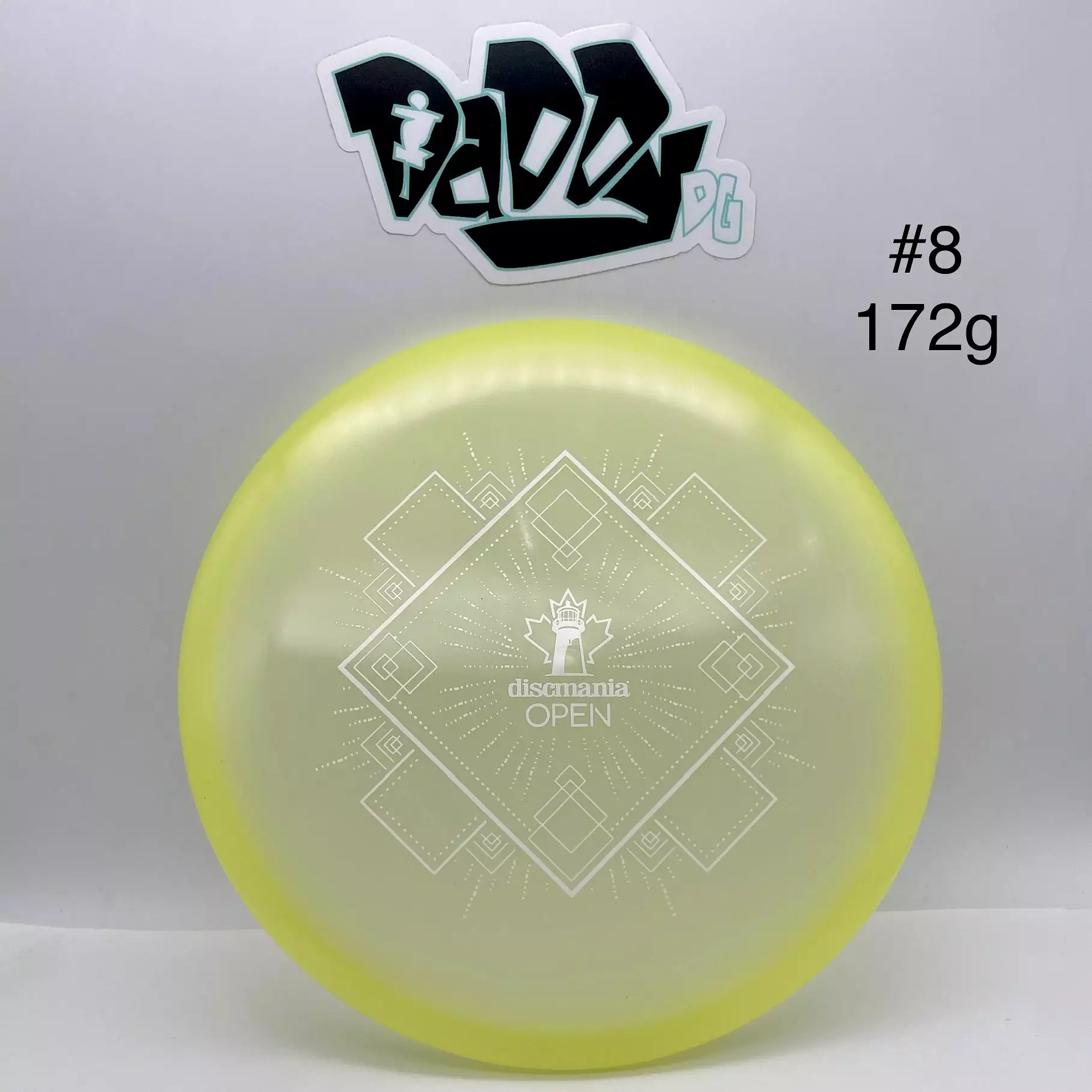 Discmania Color Glow C-Line P2 Putt & Approach with 2023 Discmania Open Stamp