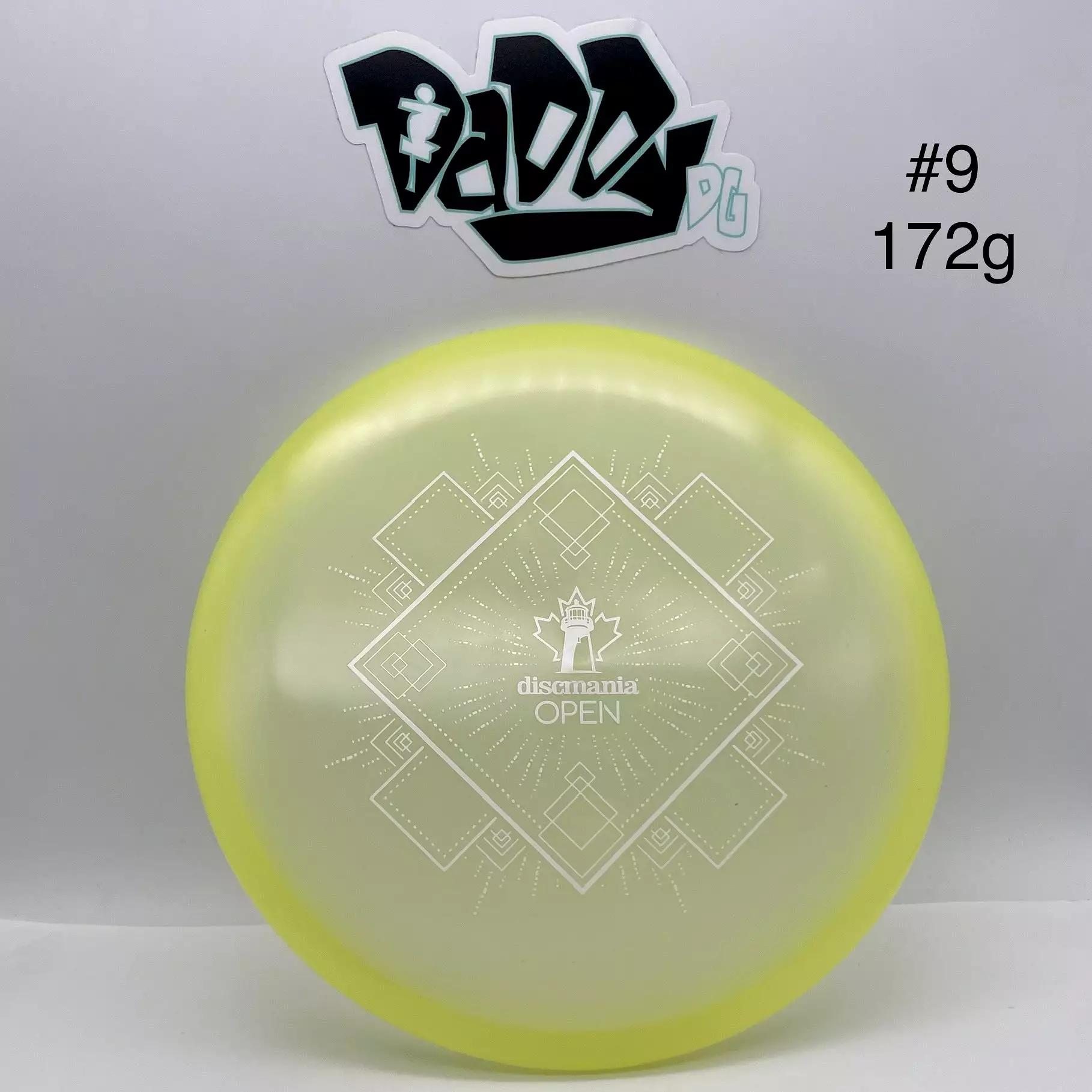 Discmania Color Glow C-Line P2 Putt & Approach with 2023 Discmania Open Stamp