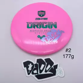 Discmania Evolution Neo Origin Midrange w/ custom Daddy DG Stamp