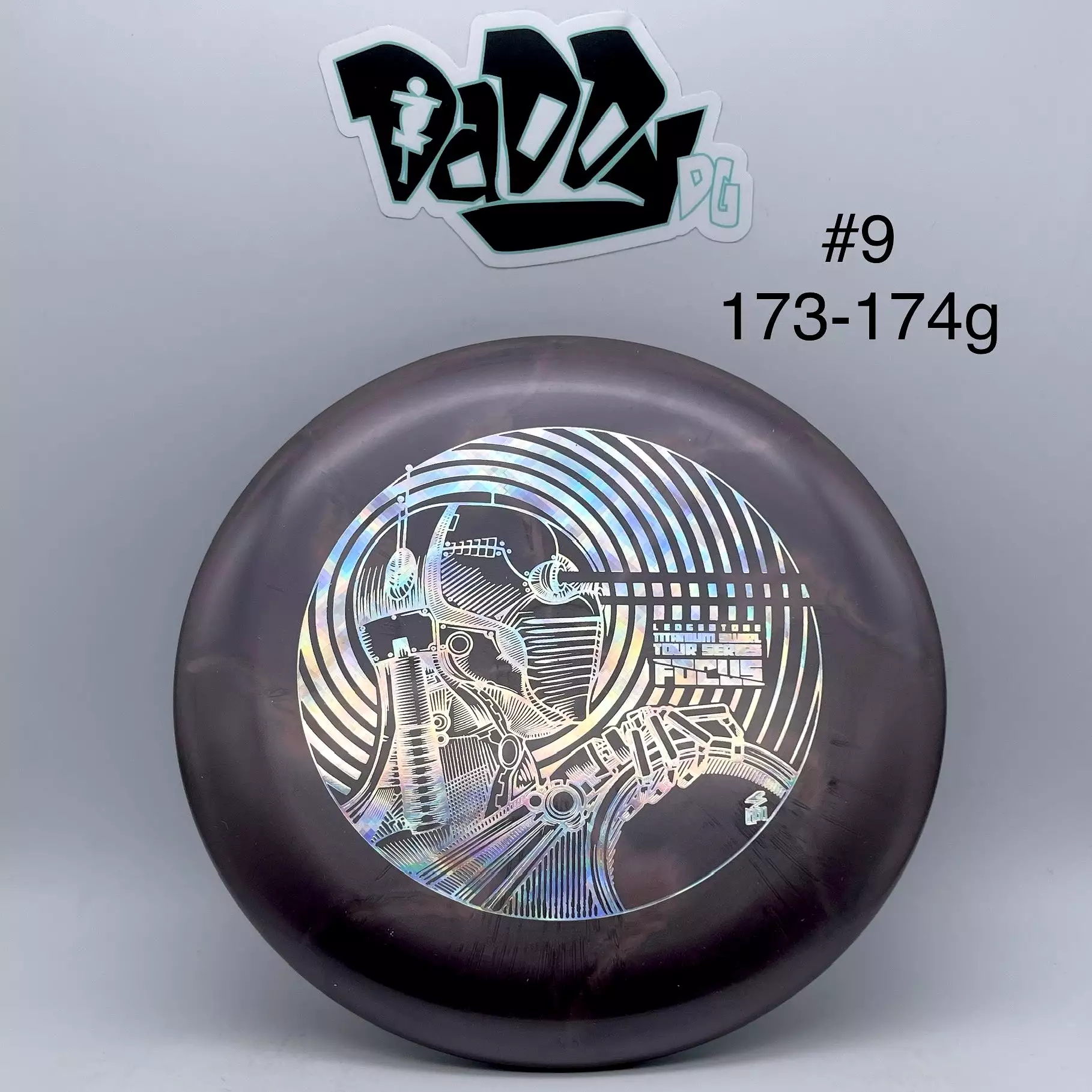 Discraft Ti Swirl Focus 2022 Ledgestone Stamped Putt & Approach