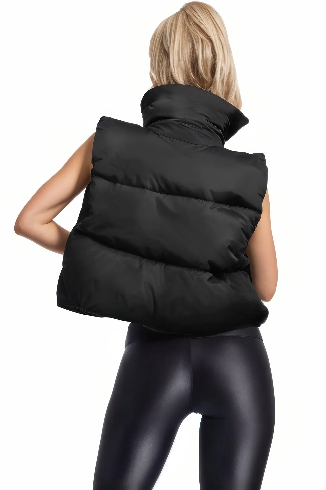 DYI Cropped Puffer Vest