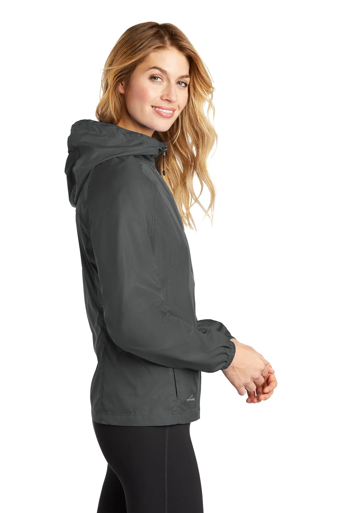 Eddie Bauer Ladies Custom Packable Wind Jackets, Grey Steel