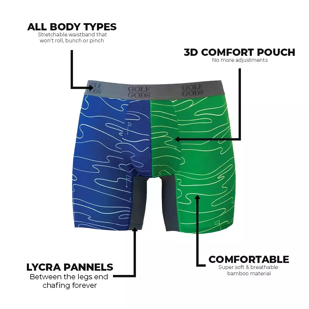 Endless Fairways Boxers Briefs in Blue