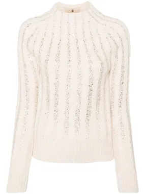 Ermanno Scervino Sweaters Beige