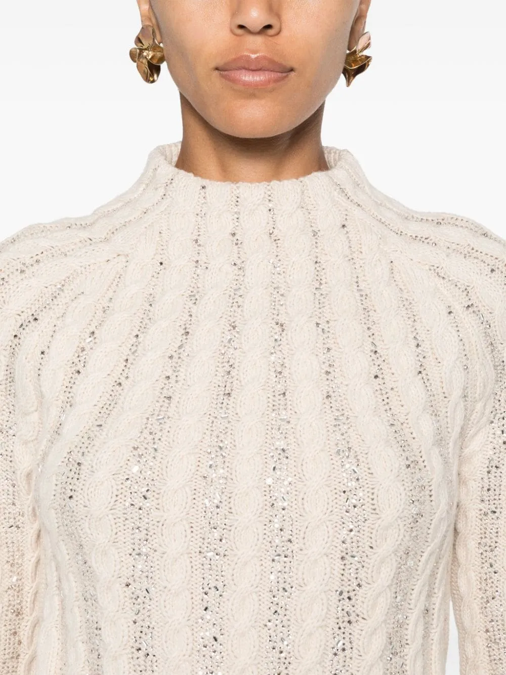 Ermanno Scervino Sweaters Beige