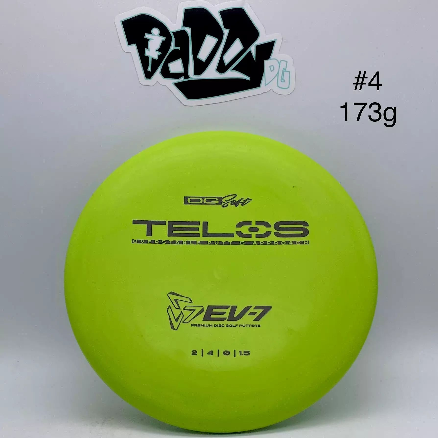 EV-7 Telos OG Soft Overstable Putt & Approach