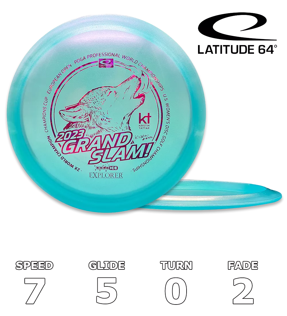 Explorer Opto-Ice Glimmer - Kristin Tattar Grand Slam Celebration Disc