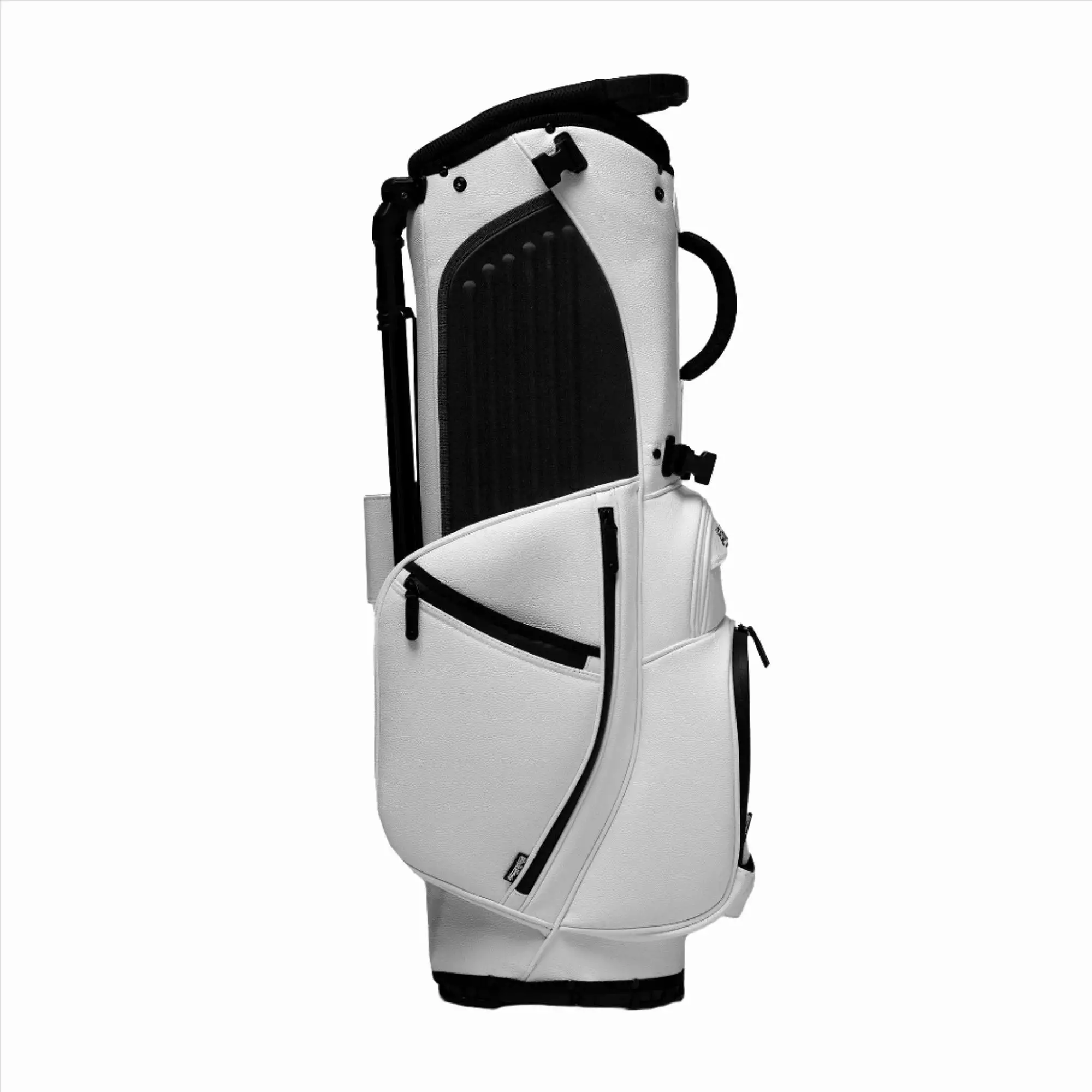 Fairway Leather Golf Stand Bag - White