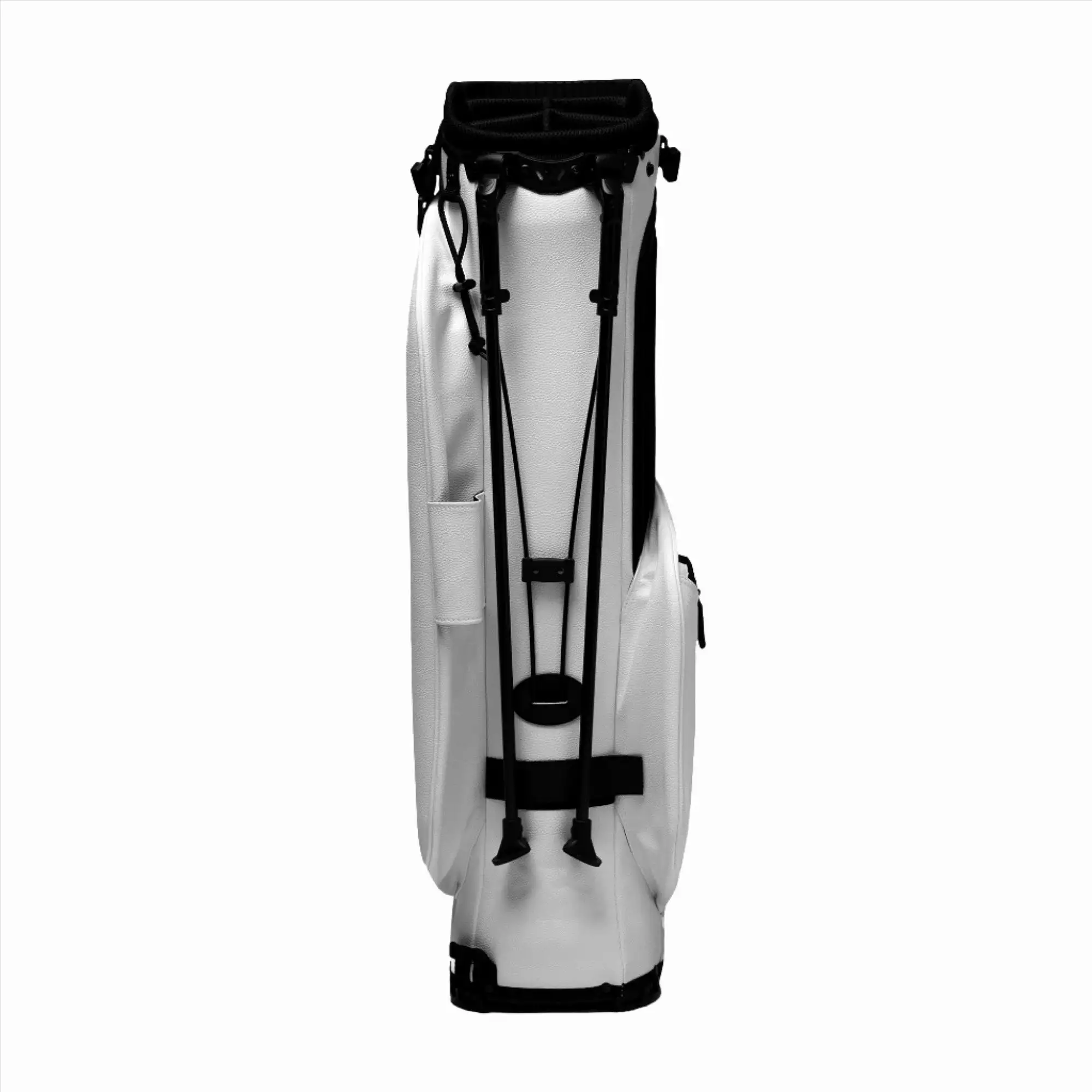 Fairway Leather Golf Stand Bag - White