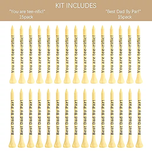 Father‘s Day Gifts - Best Dad By Par Golf Tees