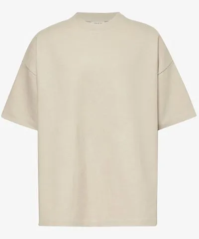 Fear of God Mens Paris Sky Textured short-sleeve merino-wool T-shirt