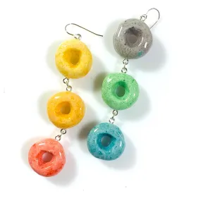 Fruit Loop Rainbow Earrings