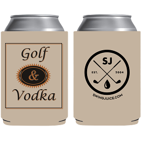 Golf & Craft Vodka Koozie Tan O/S