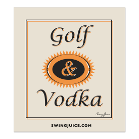 Golf & Craft Vodka Sticker Tan O/S