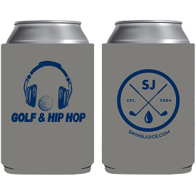 Golf & Hip Hop Koozie Grey O/S