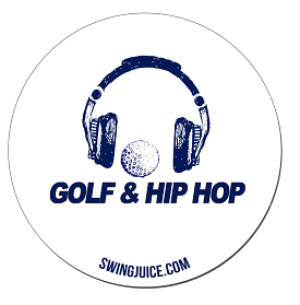 Golf & Hip Hop Sticker White O/S