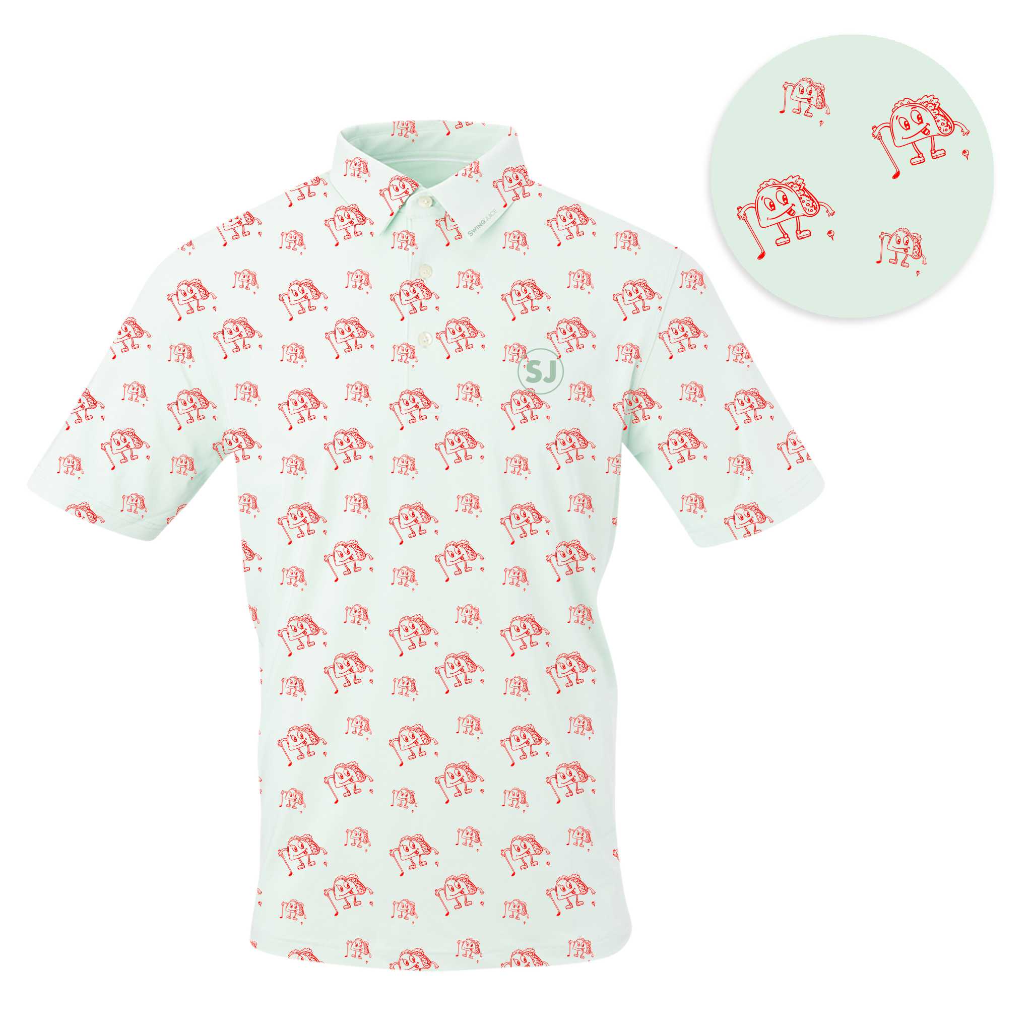 Golf & Tacos Men's Polo