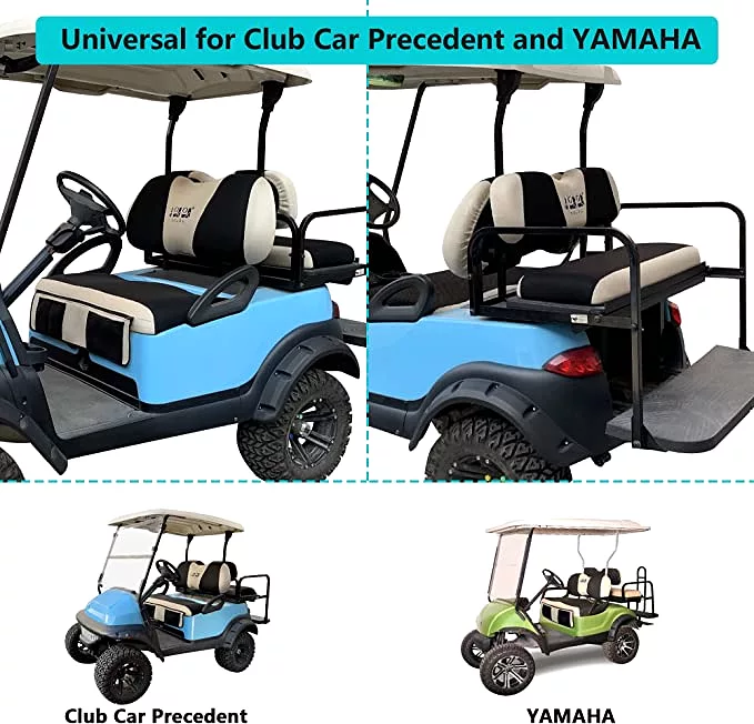 Golf Car Seat Covers (front and rear) for Club Car Precedent and Yamaha - 10L0L