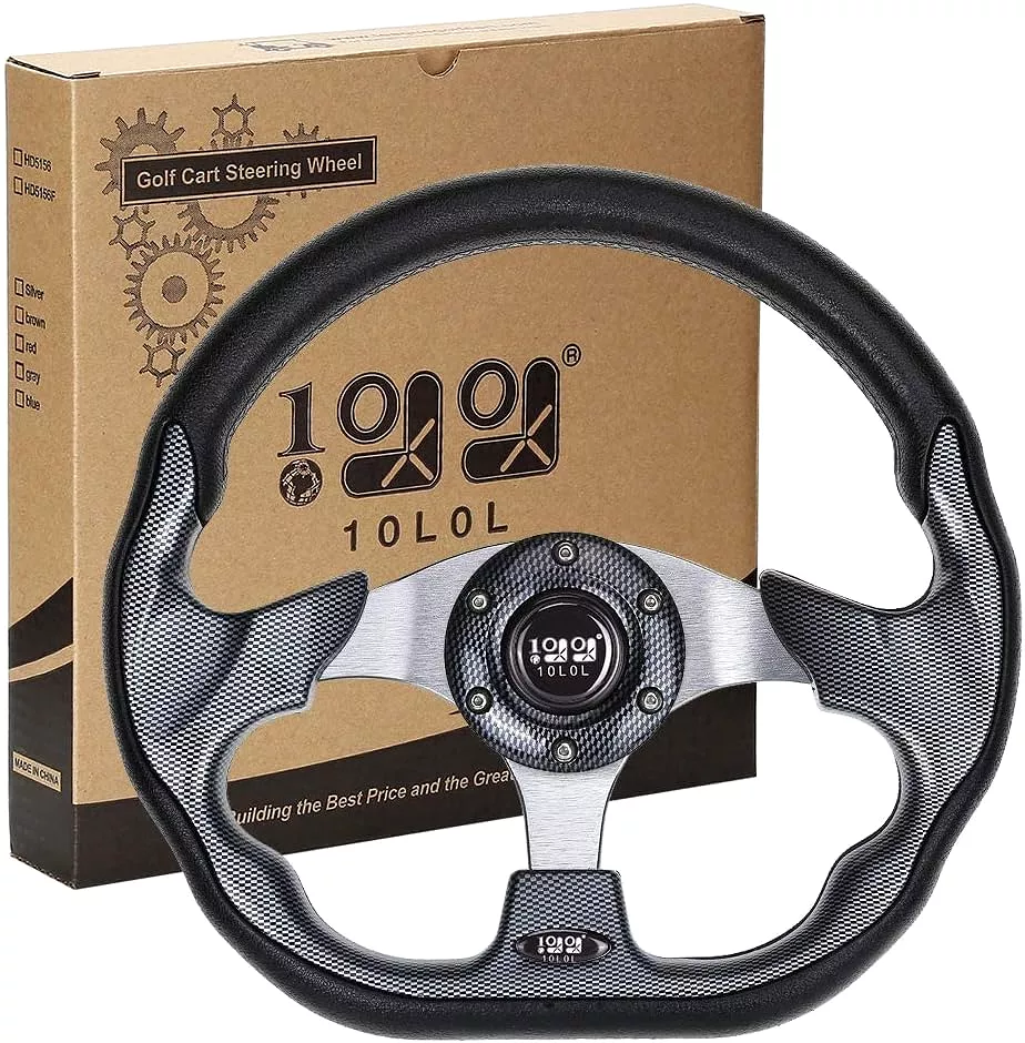 Golf Car Steering Wheel Suitable for EZGO Yamaha Club Car Various Models - 10L0L