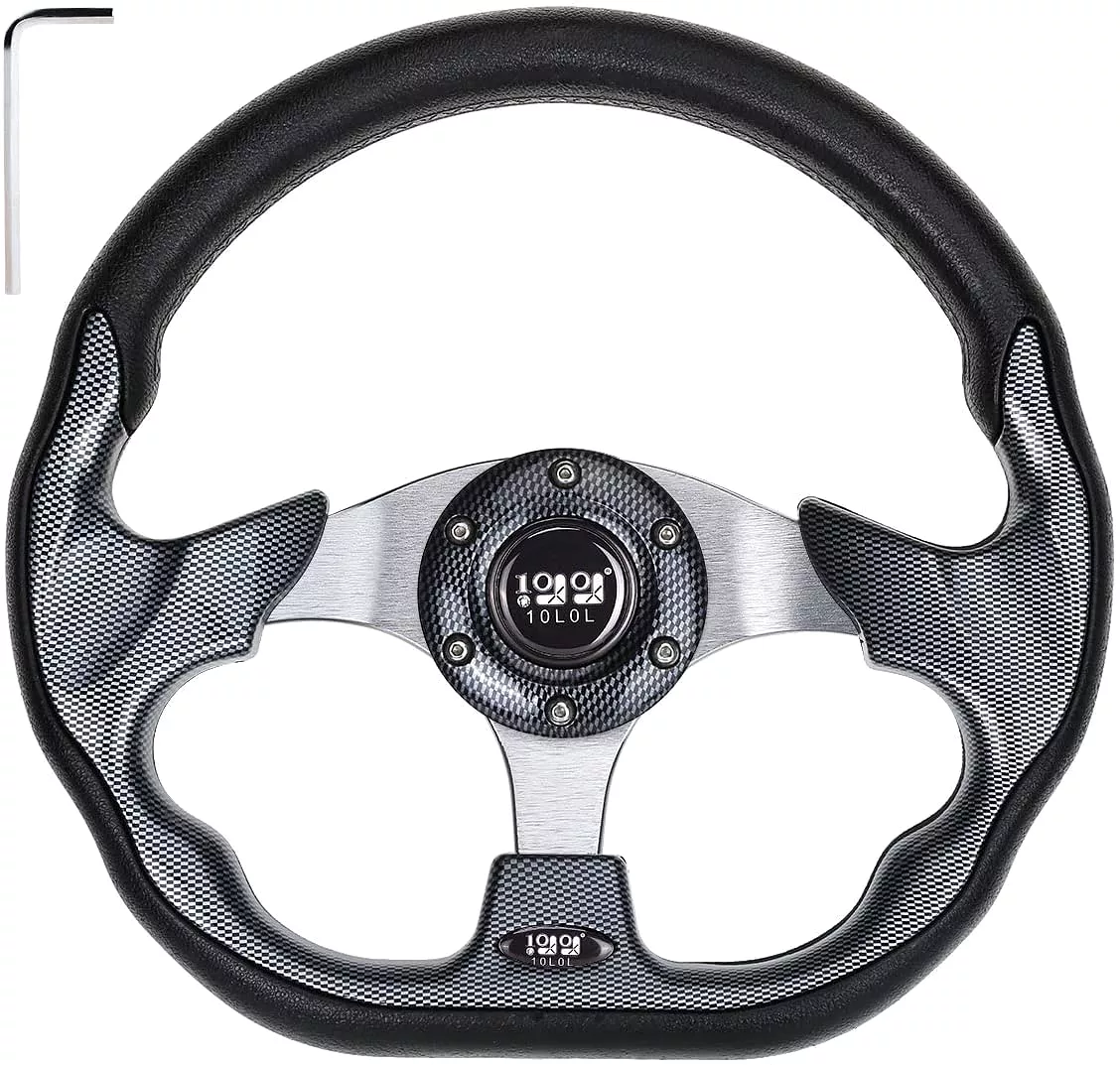 Golf Car Steering Wheel Suitable for EZGO Yamaha Club Car Various Models - 10L0L