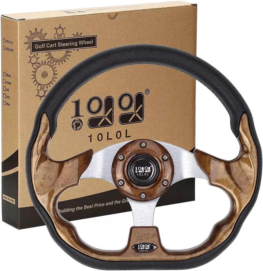 Golf Car Steering Wheel Suitable for EZGO Yamaha Club Car Various Models - 10L0L