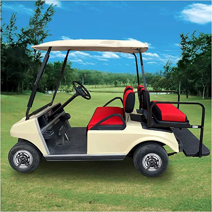 Golf Cart for EZGO TXT RXV & Club Car DS Golf Cart Seat Cover with removable pockets - 10L0L